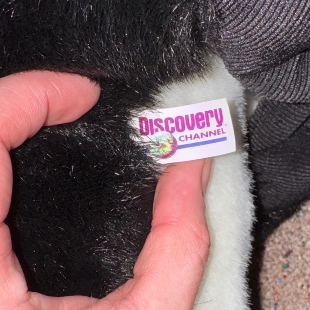 Vintage‎ Discovery Channel Rockhopper / Macaroni Penguin Plush 1999 Large 15
